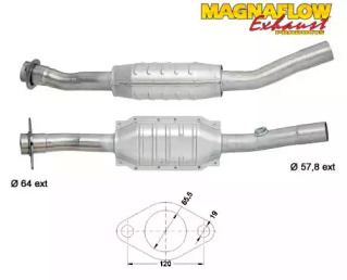 Катализатор MAGNAFLOW 81604