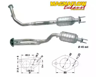 Катализатор MAGNAFLOW 81848