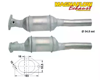 Катализатор MAGNAFLOW 81850