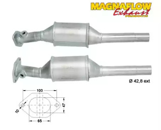 Катализатор MAGNAFLOW 81867