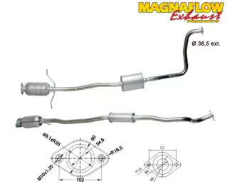 Катализатор MAGNAFLOW 84823