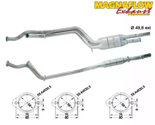 Катализатор MAGNAFLOW 85014