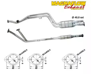 Катализатор MAGNAFLOW 85044