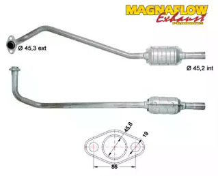 Катализатор MAGNAFLOW 85871