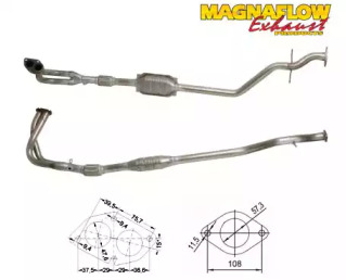 Катализатор MAGNAFLOW 85884