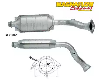 Катализатор MAGNAFLOW 86012