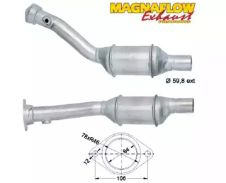 Катализатор MAGNAFLOW 86052