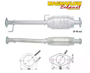 Катализатор MAGNAFLOW 87612