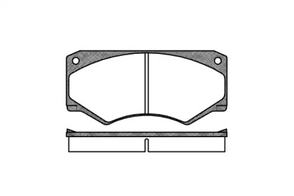 Комплект тормозных колодок WOKING P1473.00