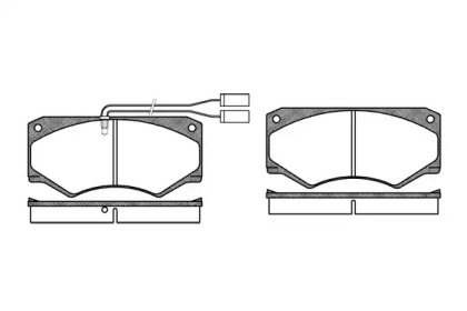 Комплект тормозных колодок WOKING P1473.42