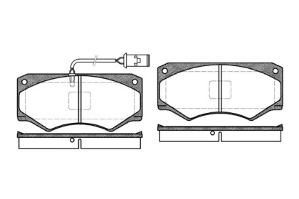 Комплект тормозных колодок WOKING P1473.52