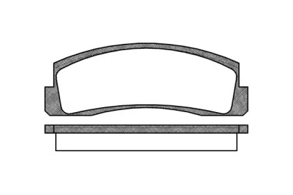 Комплект тормозных колодок WOKING P0033.00