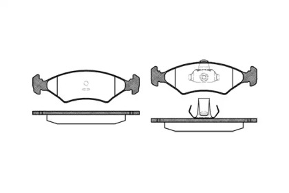 Комплект тормозных колодок WOKING P0193.10