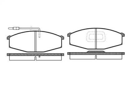 Комплект тормозных колодок WOKING P0293.02