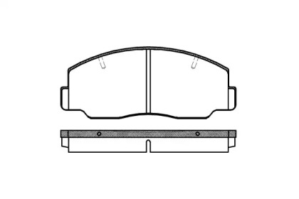 Комплект тормозных колодок WOKING P0373.00