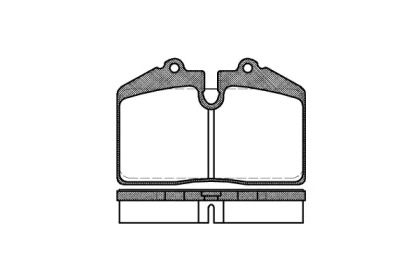 Комплект тормозных колодок WOKING P0403.50