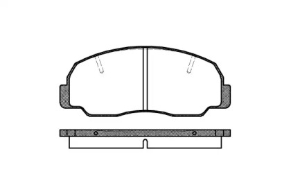 Комплект тормозных колодок WOKING P0783.10