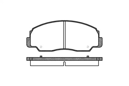 Комплект тормозных колодок WOKING P0783.20