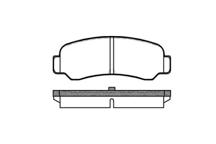 Комплект тормозных колодок WOKING P3003.00