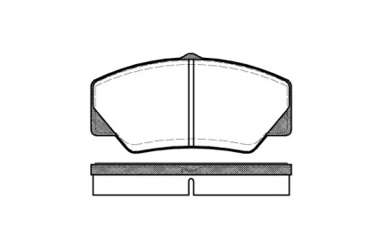 Комплект тормозных колодок WOKING P3063.00