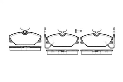 Комплект тормозных колодок WOKING P3083.02