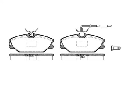 Комплект тормозных колодок WOKING P3083.12