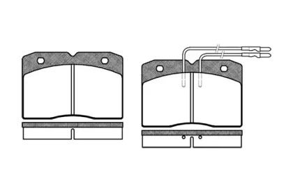 Комплект тормозных колодок WOKING P3113.04