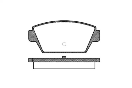 Комплект тормозных колодок WOKING P3153.00