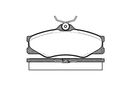 Комплект тормозных колодок WOKING P3233.00