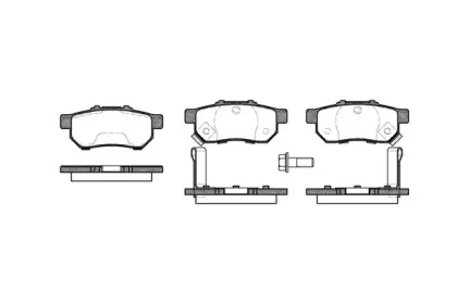 Комплект тормозных колодок WOKING P3333.52