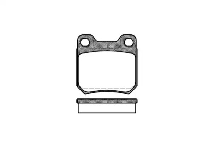 Комплект тормозных колодок WOKING P3393.60