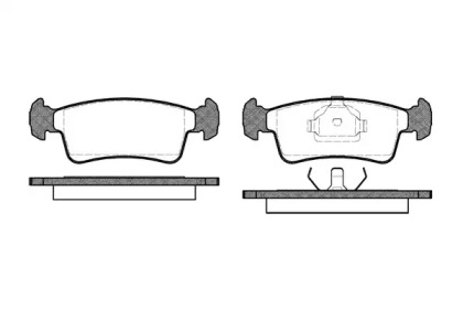 Комплект тормозных колодок WOKING P3403.00