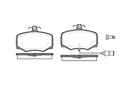 Комплект тормозных колодок WOKING P3463.02