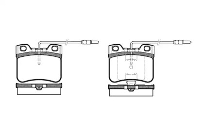 Комплект тормозных колодок WOKING P3473.14