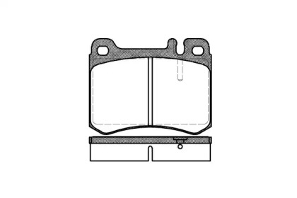 Комплект тормозных колодок WOKING P3603.00