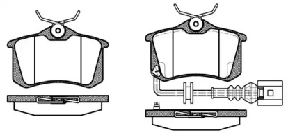 Комплект тормозных колодок WOKING P3633.41