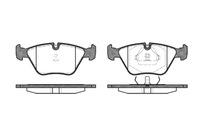 Комплект тормозных колодок WOKING P3703.10