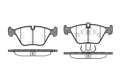 Комплект тормозных колодок WOKING P3703.15