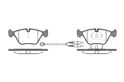 Комплект тормозных колодок WOKING P3703.22