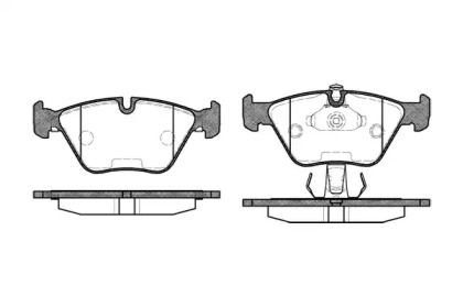 Комплект тормозных колодок WOKING P3703.25