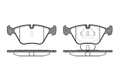 Комплект тормозных колодок WOKING P3703.40