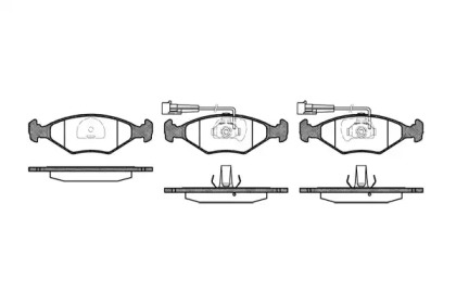 Комплект тормозных колодок WOKING P3813.32