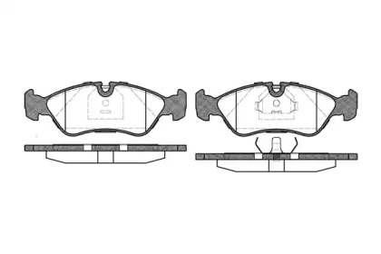 Комплект тормозных колодок WOKING P3863.20