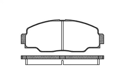 Комплект тормозных колодок WOKING P2083.00