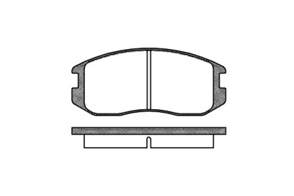 Комплект тормозных колодок WOKING P2573.00