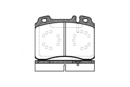 Комплект тормозных колодок WOKING P2793.20