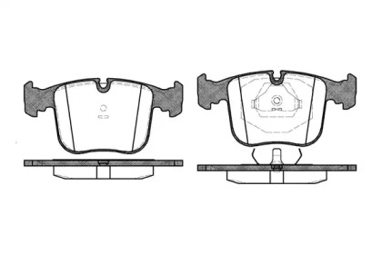 Комплект тормозных колодок WOKING P2803.00