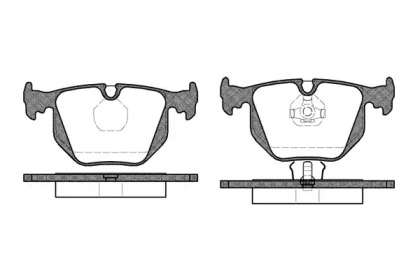 Комплект тормозных колодок WOKING P2813.00