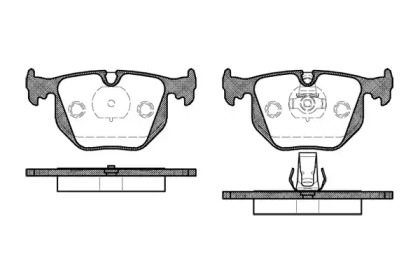 Комплект тормозных колодок WOKING P2813.20