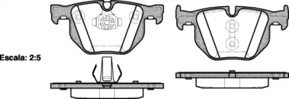 Комплект тормозных колодок WOKING P2813.61